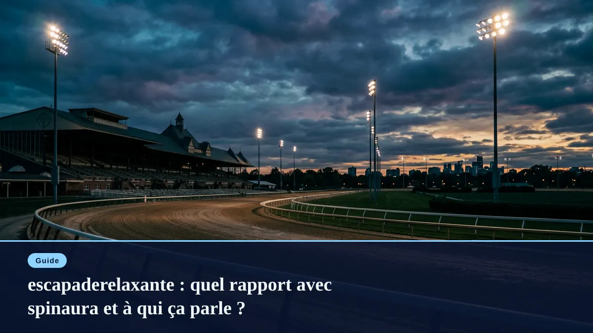 escapaderelaxante : quel rapport avec spinaura et à qui ça parle ?