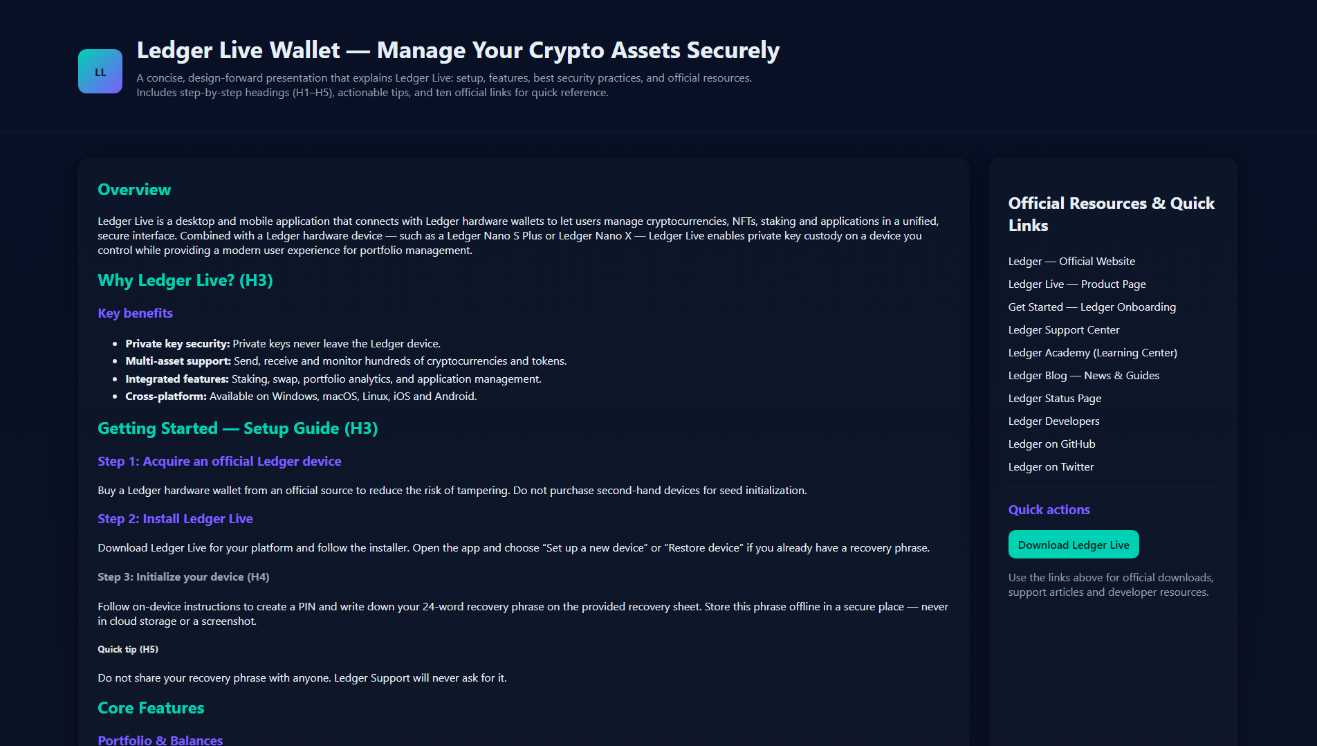 Screenshot of getledg-us.pages.dev