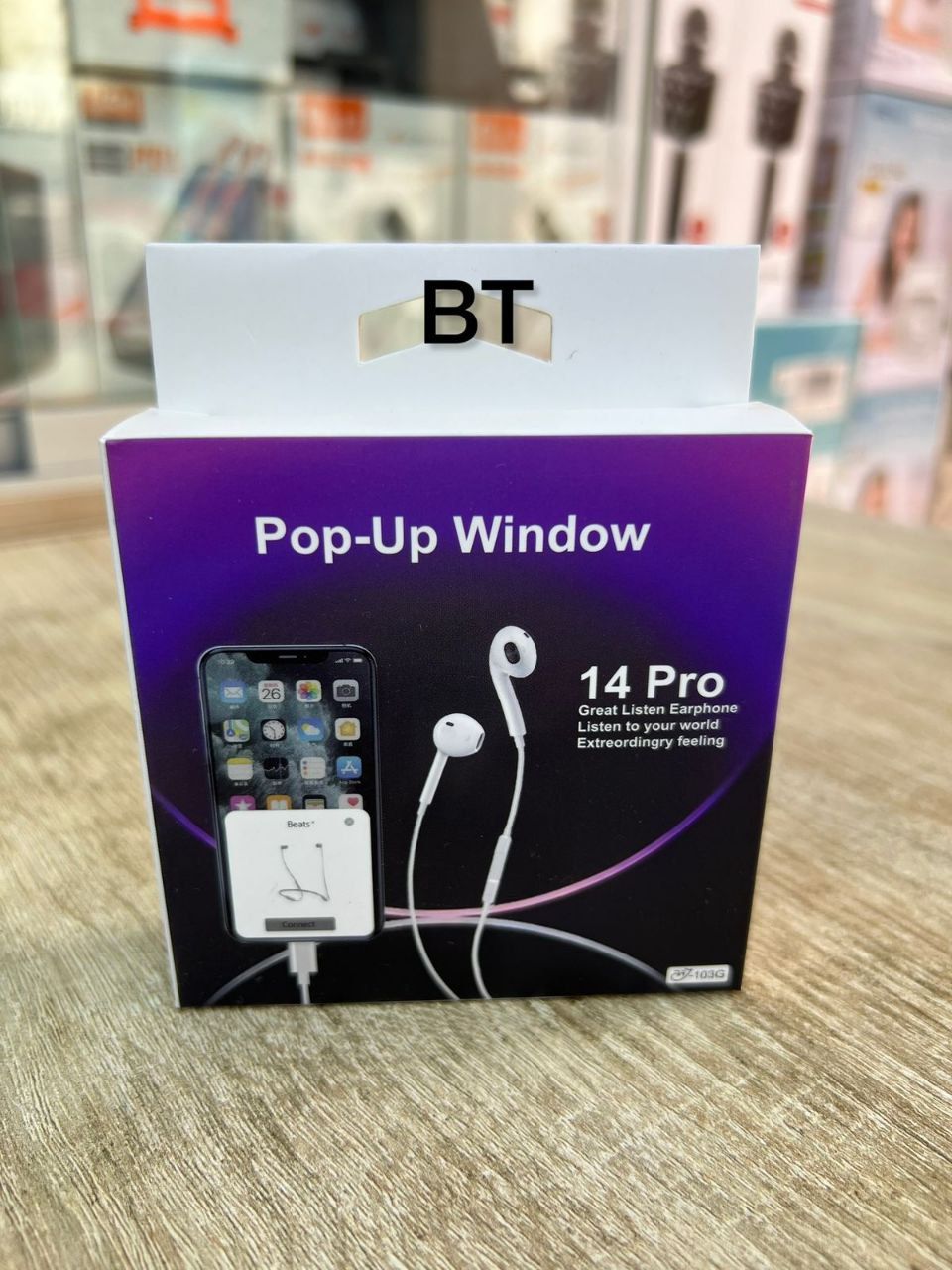 سماعات آيفون سلكية Lightning مع ميزة النافذة المنبثقة (Pop-Up) - طراز DM-18