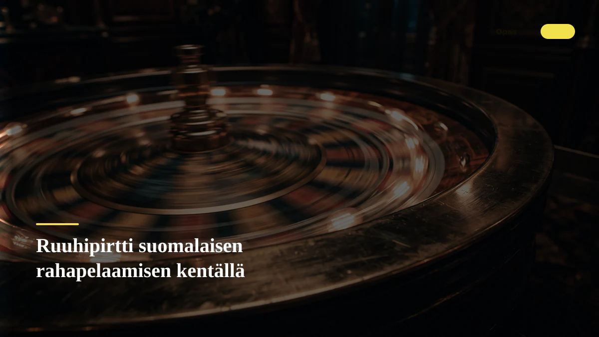 Ruuhipirtti suomalaisen rahapelaamisen kentällä
