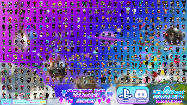 (OUTDATED VERSION) LittleBigPlanet Community Group Photo.png