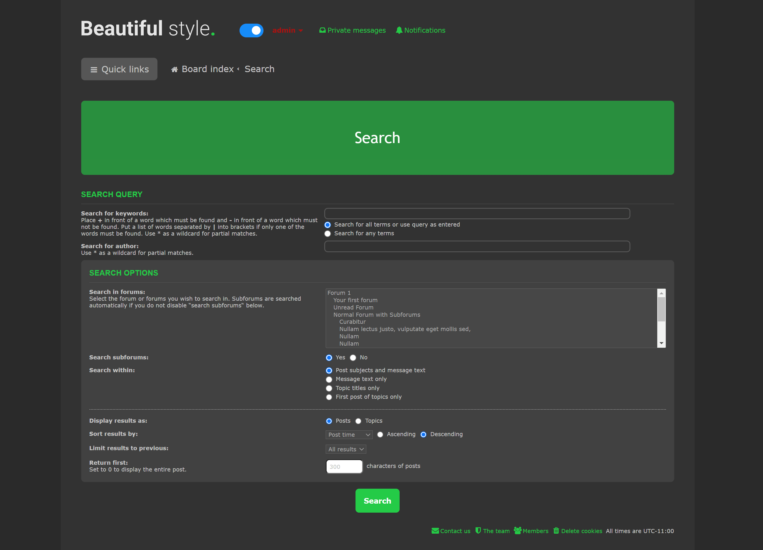 phpBB • [RC] Beautiful style for phpBB (Light/Dark) 3.3.10