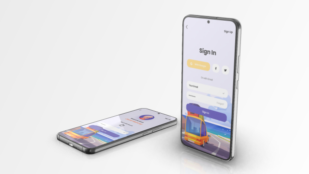 Android App Presentation Mockup - Mobile Mockup Promo