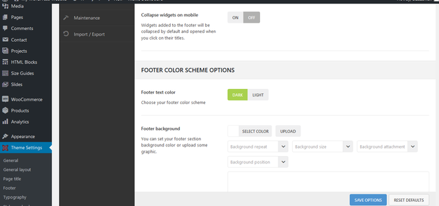Footer-background