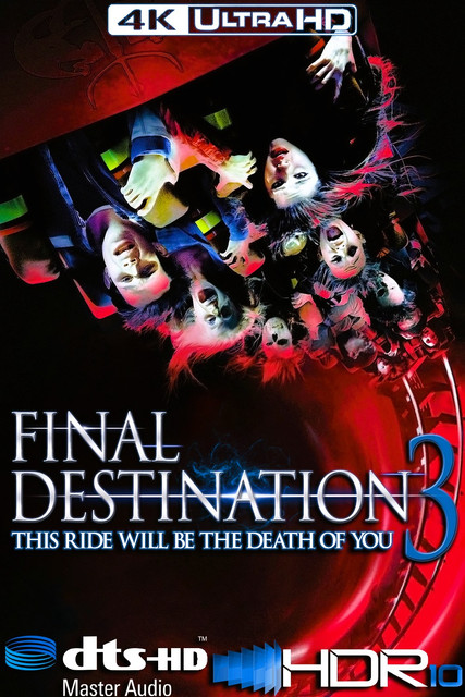 Final Destination 3 2006, 4K,MOVIE, COVER, FILM, BOX, POSTER, ART