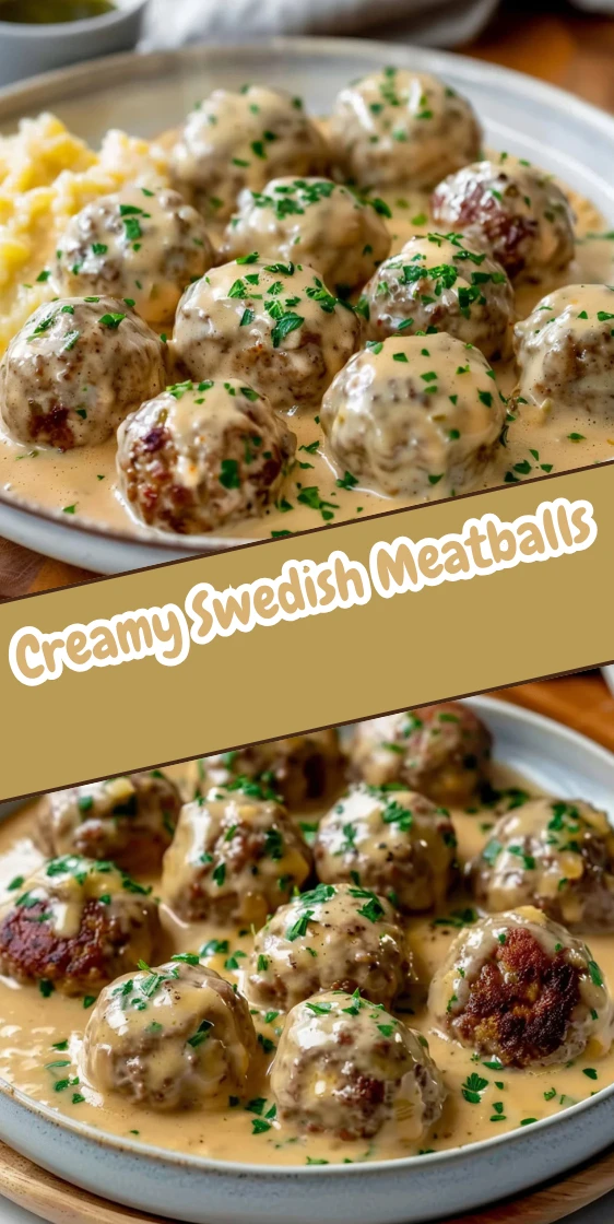 Creamy Swedish Meatballs Recipe (Easy & Comforting Dinner)