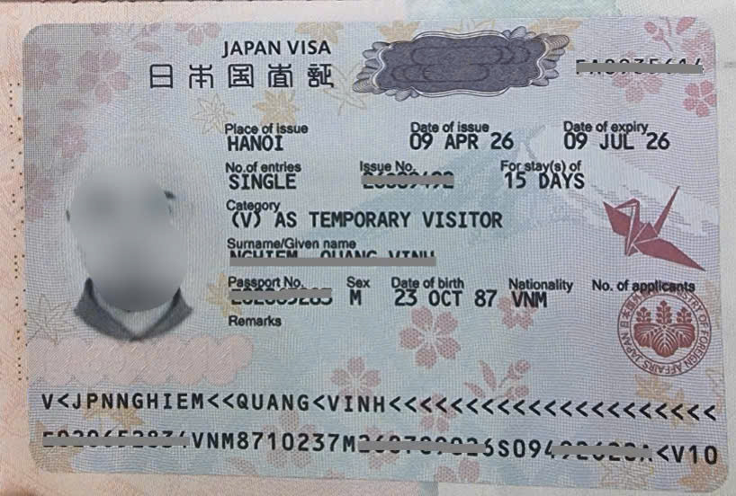 visa Nhat Ban