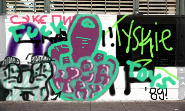 Graffiti artwork by DECAY