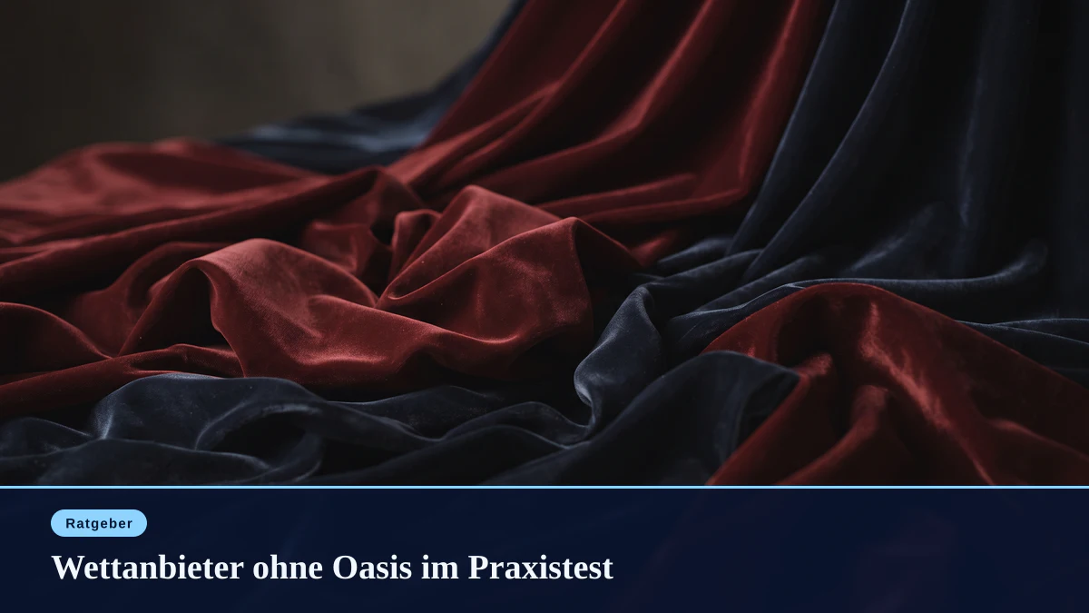 Wettanbieter ohne Oasis im Praxistest