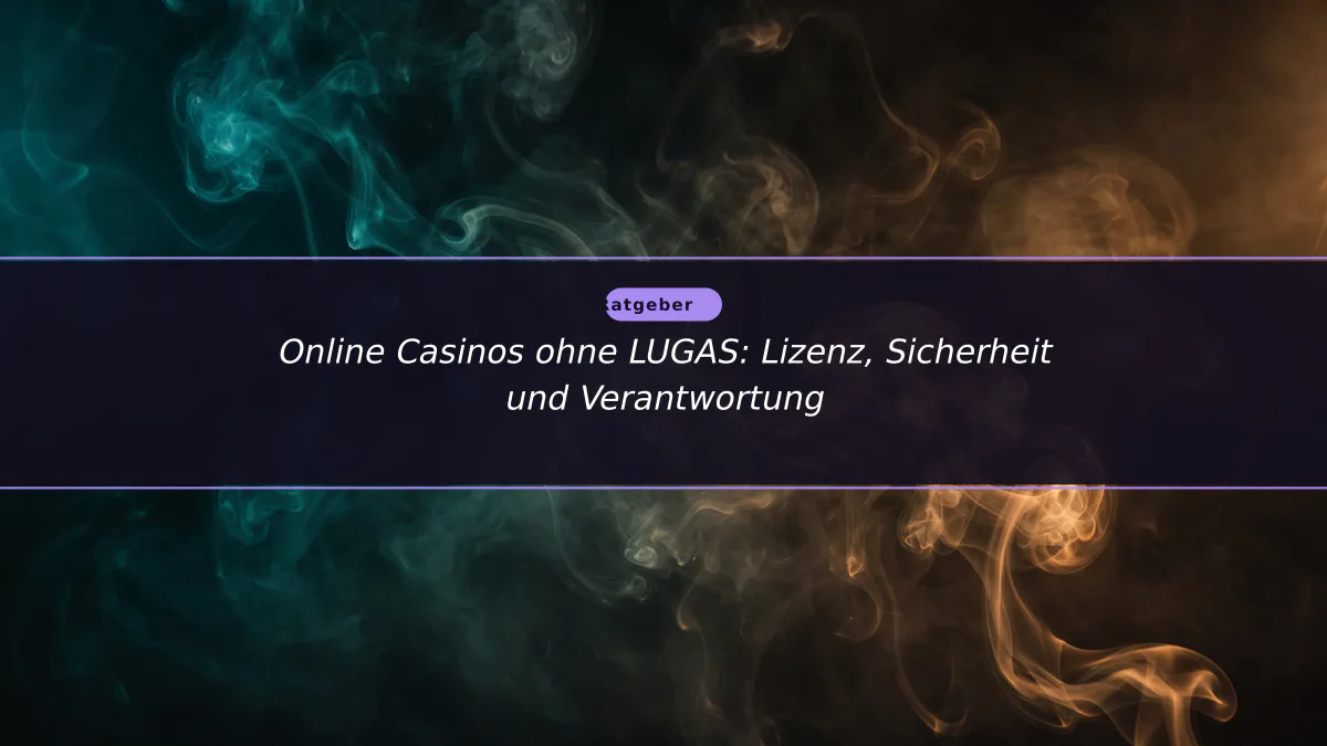 Online Casinos ohne LUGAS: Lizenz, Sicherheit und Verantwortung