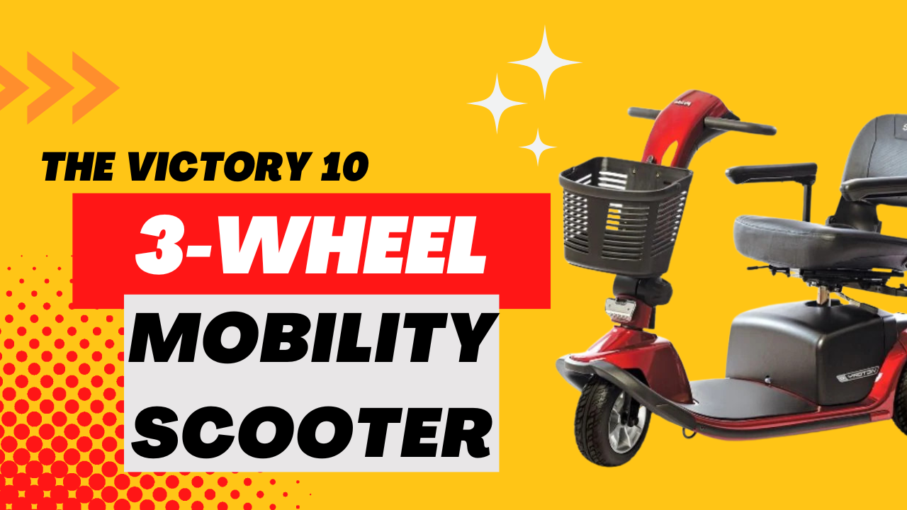 The Pride Victory 10 3-Wheel Mobility Scooter