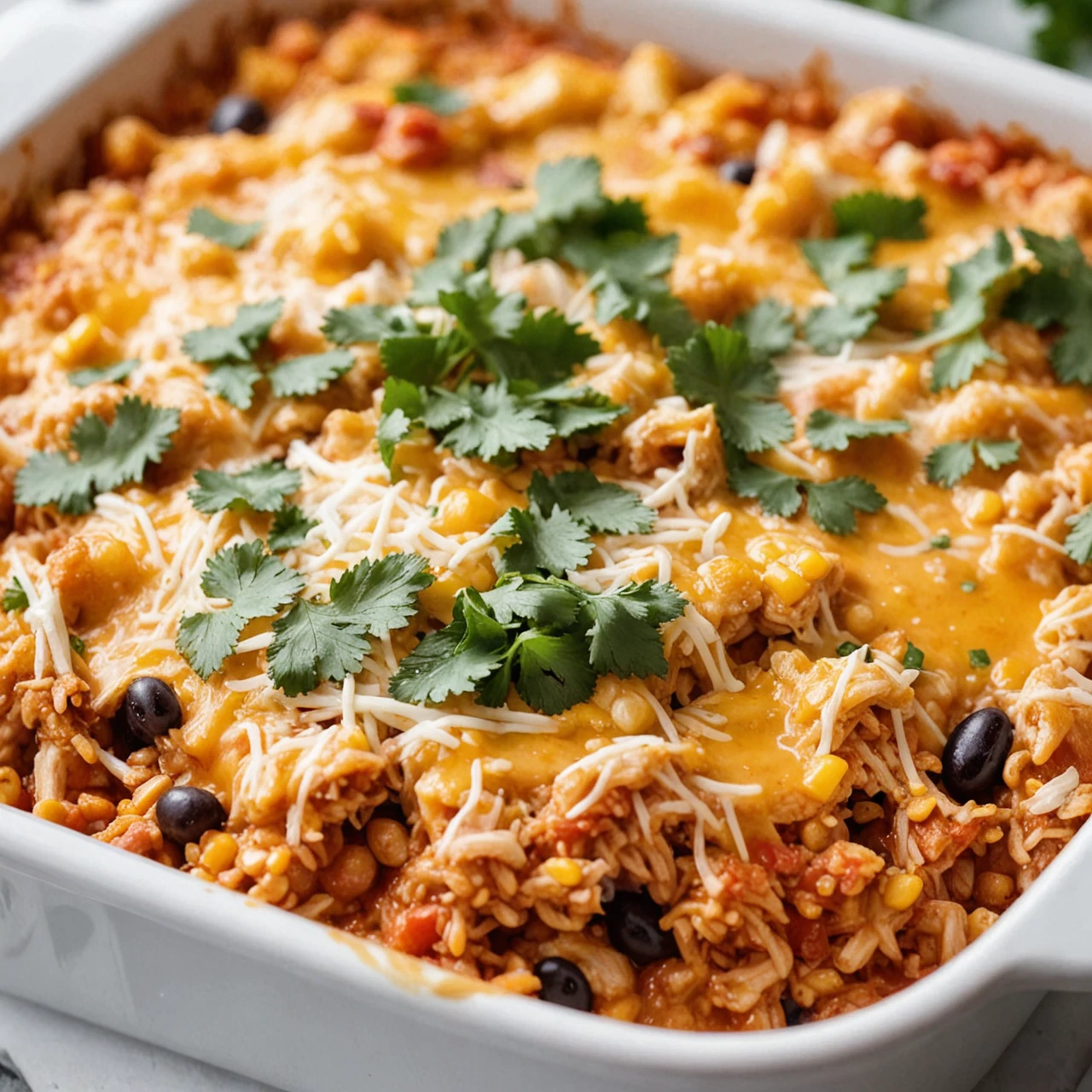 Chicken Enchilada Rice Casserole Recipe