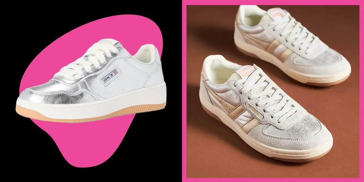 Top Sneakers metalice pentru stilul de mare impact