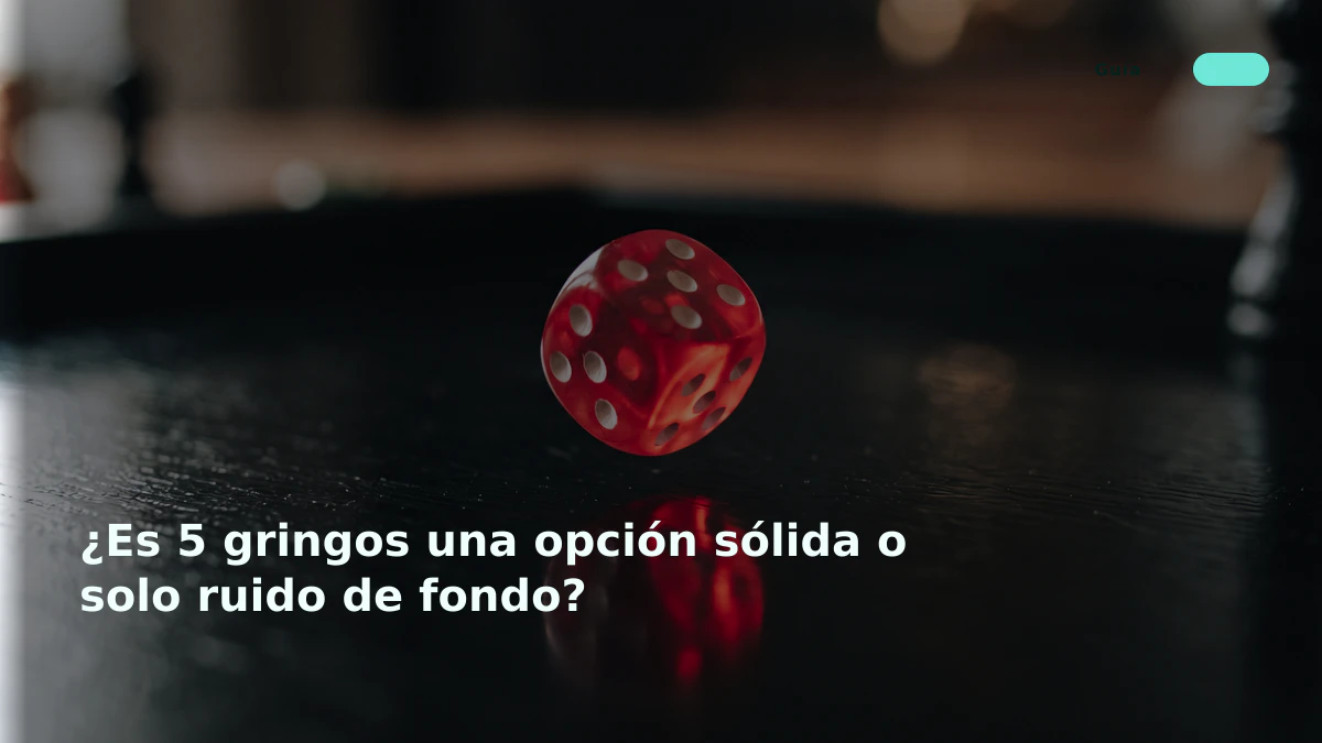 ¿Es 5 gringos una opción sólida o solo ruido de fondo?