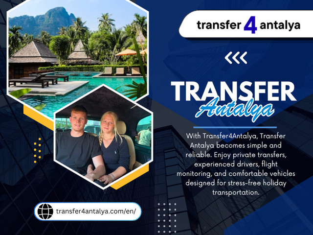 Many travelers choose premium services because they want transportation that matches the quality of their overall trip. A Vip transfer antalya service is designed for people who want a more comfortable and personalized travel experience. It is not only about having a better vehicle. It is about enjoying a service where convenience is considered at every stage.

Address: Güzelyurt, 206. Sk. No:2, 07112 Aksu/Antalya
Phone: +905370463824

For More Information: https://transfer4antalya.com/en/

Read Our Blogs:
https://transfer4antalya.wordpress.com
https://transfer4antalya.tumblr.com/
https://transfer4antalya.brushd.com/

Related Links:
https://linktr.ee/transfer4antalya
https://gravatar.com/transfer4antalya
https://soundcloud.com/transfer4antalya
