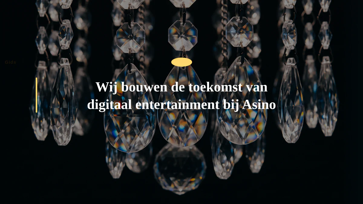 Wij bouwen de toekomst van digitaal entertainment bij Asino