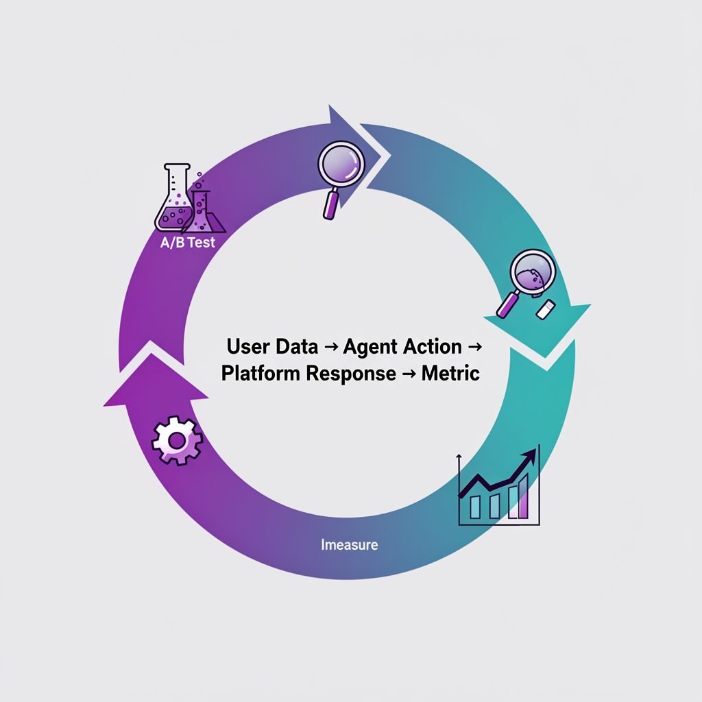 Continuous optimization loop for AI agent onboarding and conversion rate