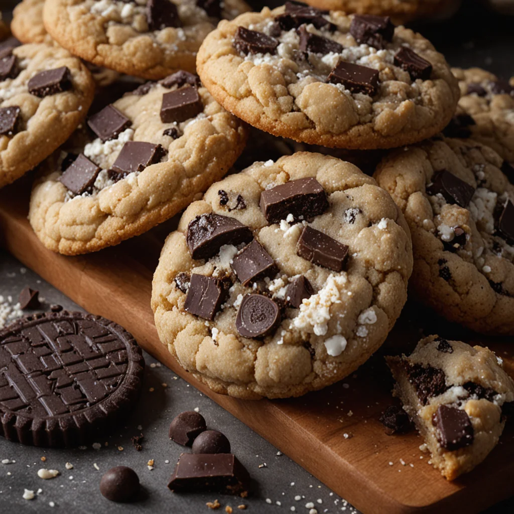 Cookies with Cookie and Cream Flavor