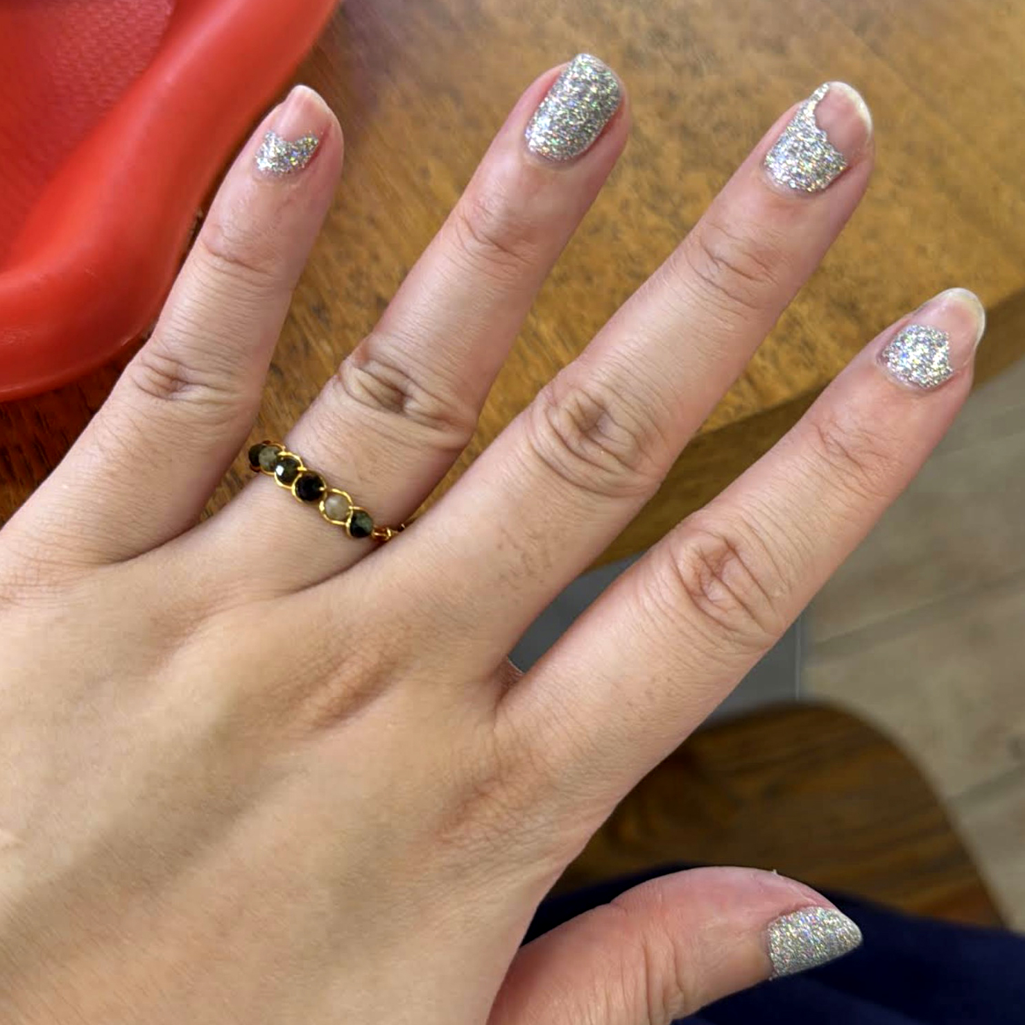 Close up of beautiful nail art