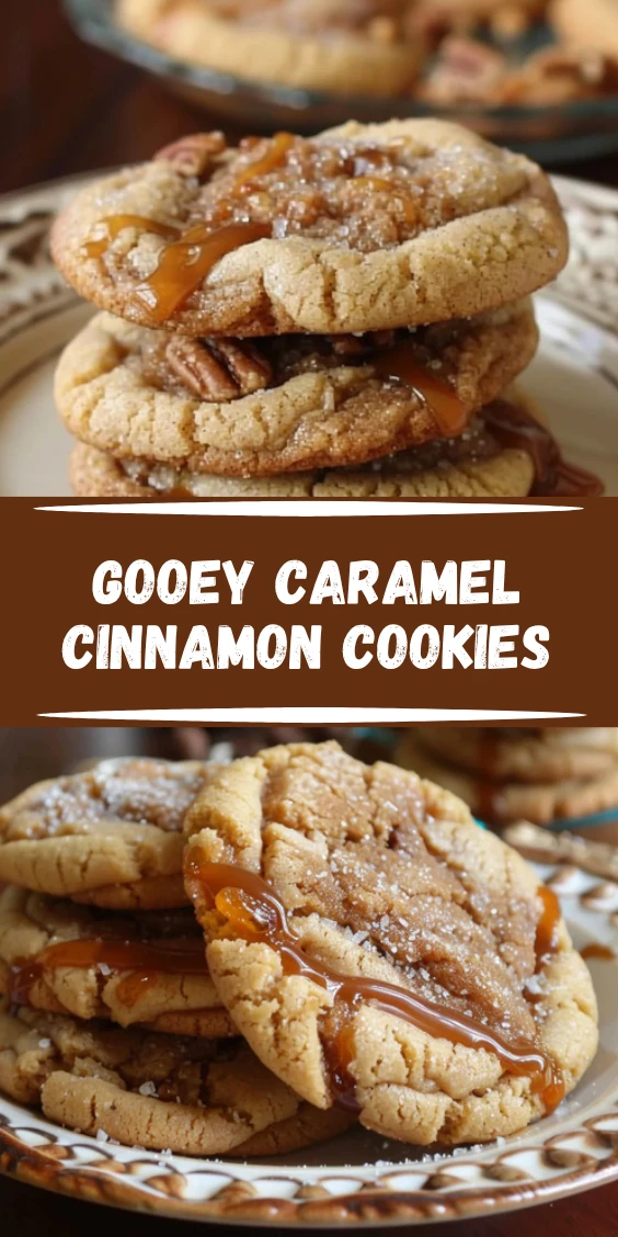 Soft Brown Sugar Cinnamon Caramel Cookies You’ll Crave All Fall