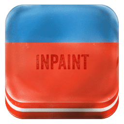 Inpaint logo — photo retouching and object removal app for Mac by Teorex
