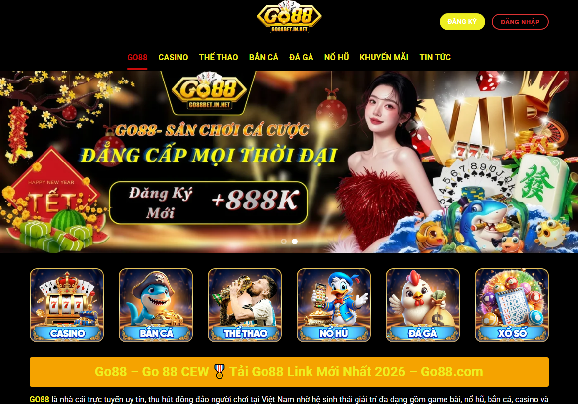 Stored capture of go88bet.me