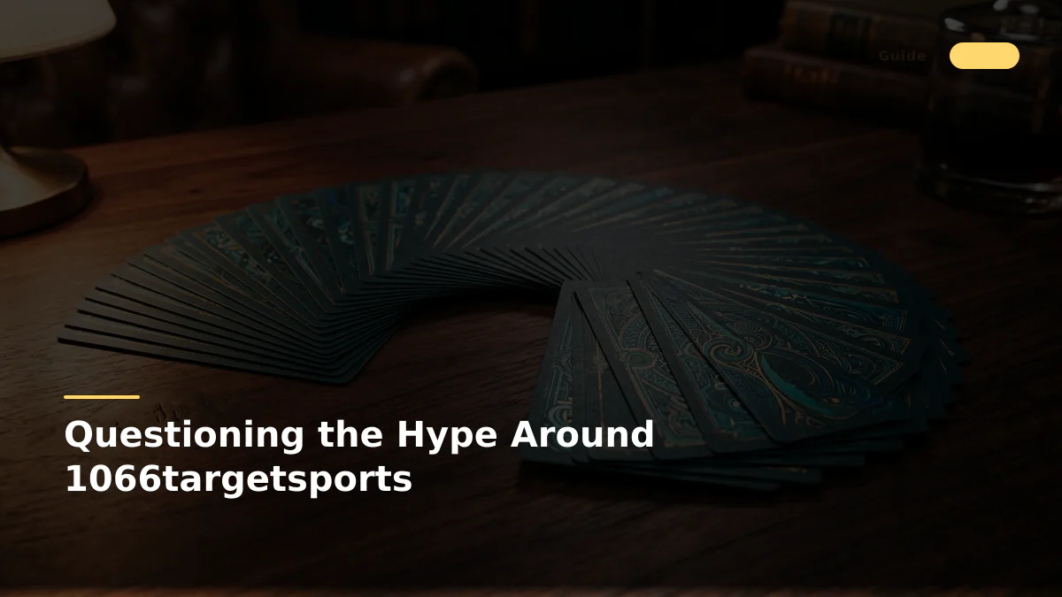 Questioning the Hype Around 1066targetsports