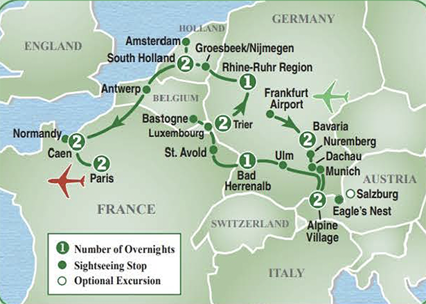 Trip map