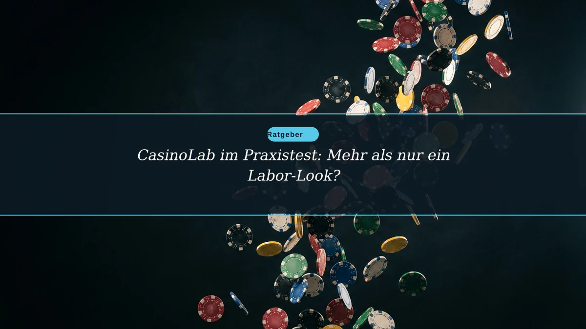 CasinoLab im Praxistest: Mehr als nur ein Labor-Look?