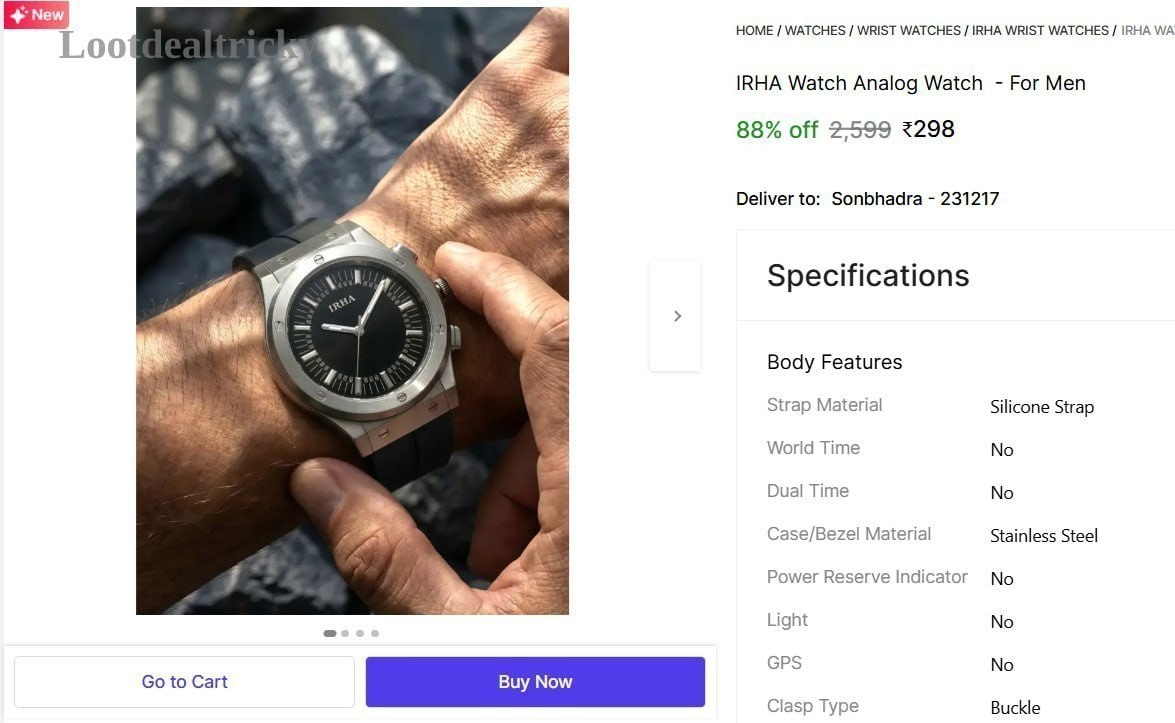 irha Watch Analog – Just ₹298 | Loot Ka Maal irha Watch Analog – Just ₹298 | Loot Ka Maal