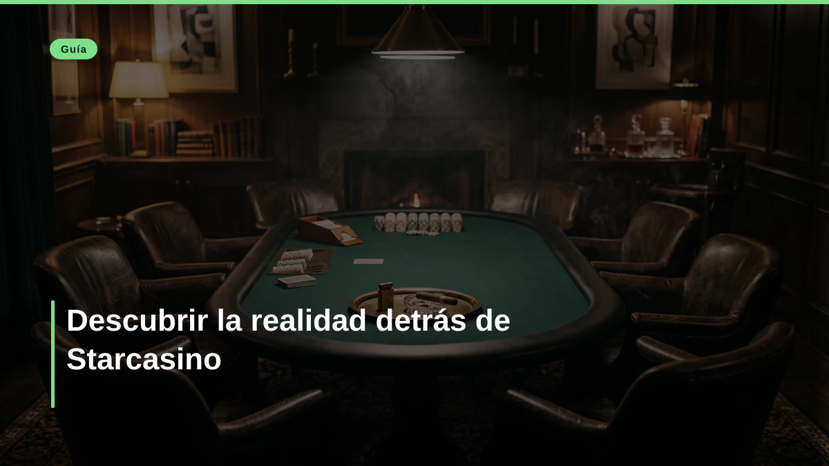 Descubrir la realidad detrás de Starcasino