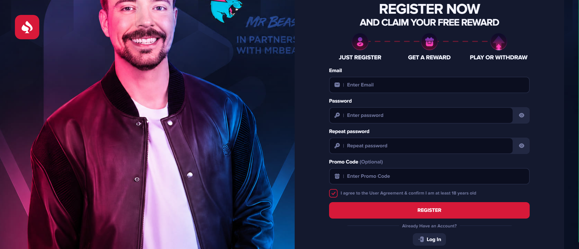 Forensic screenshot of [REDACTED] showing the phishing page layout