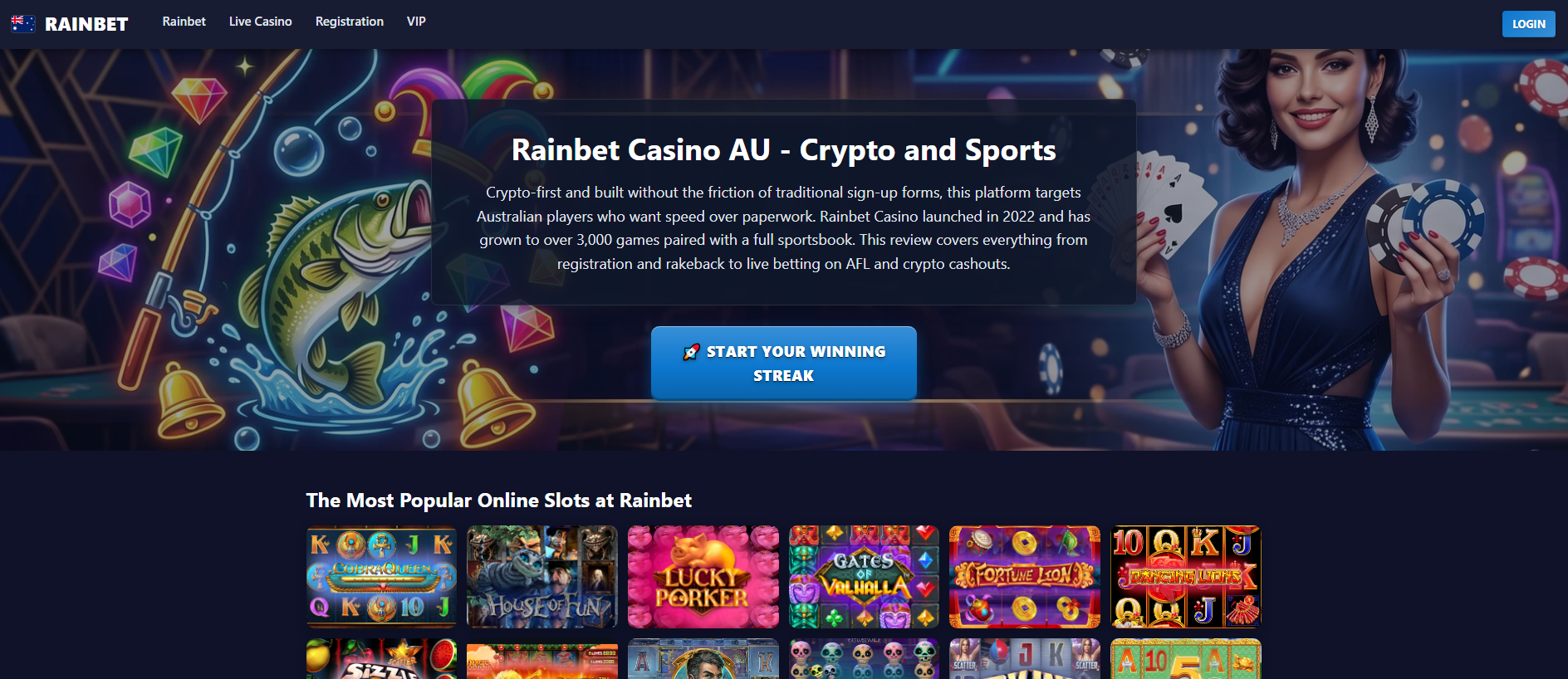 Stored capture of rainbet-au-au.org