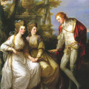 Портрет леди Джорджины леди Генриетты и Джона Спенсера 1774