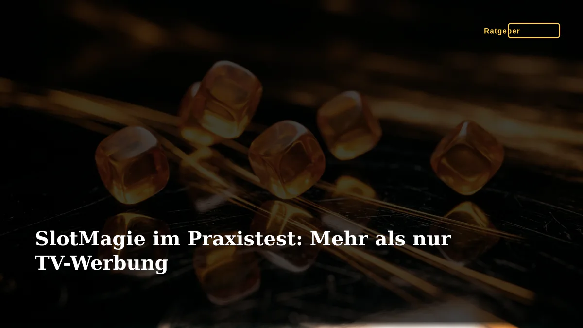 SlotMagie im Praxistest: Mehr als nur TV-Werbung