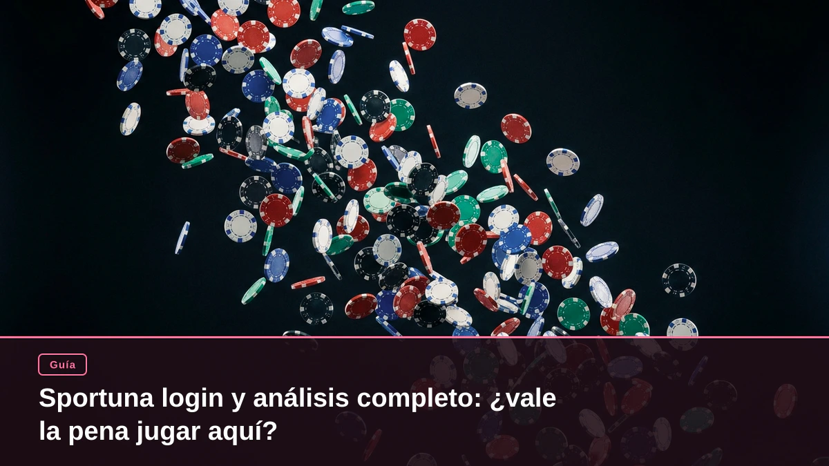 Sportuna login y análisis completo: ¿vale la pena jugar aquí?