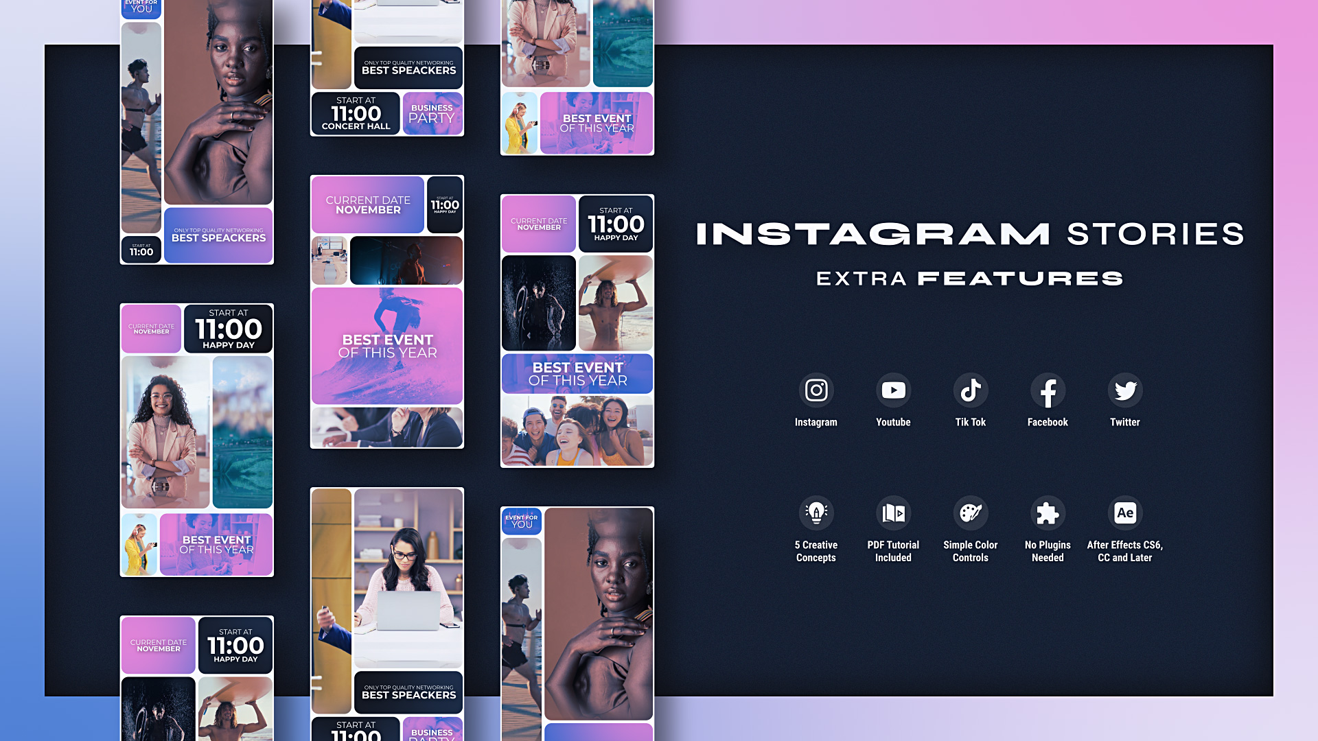 Multiscreen Instagram Reel