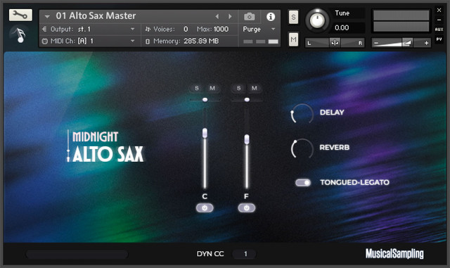 Midnight Alto GUI