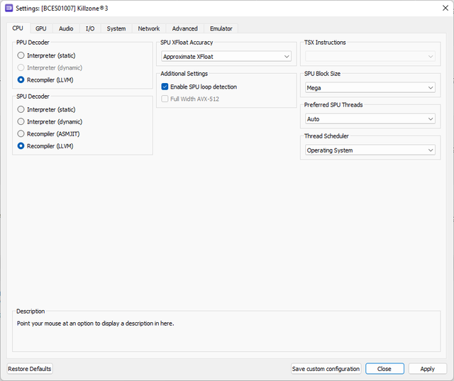 RPCS3-Killzone-3-CPU-Settings