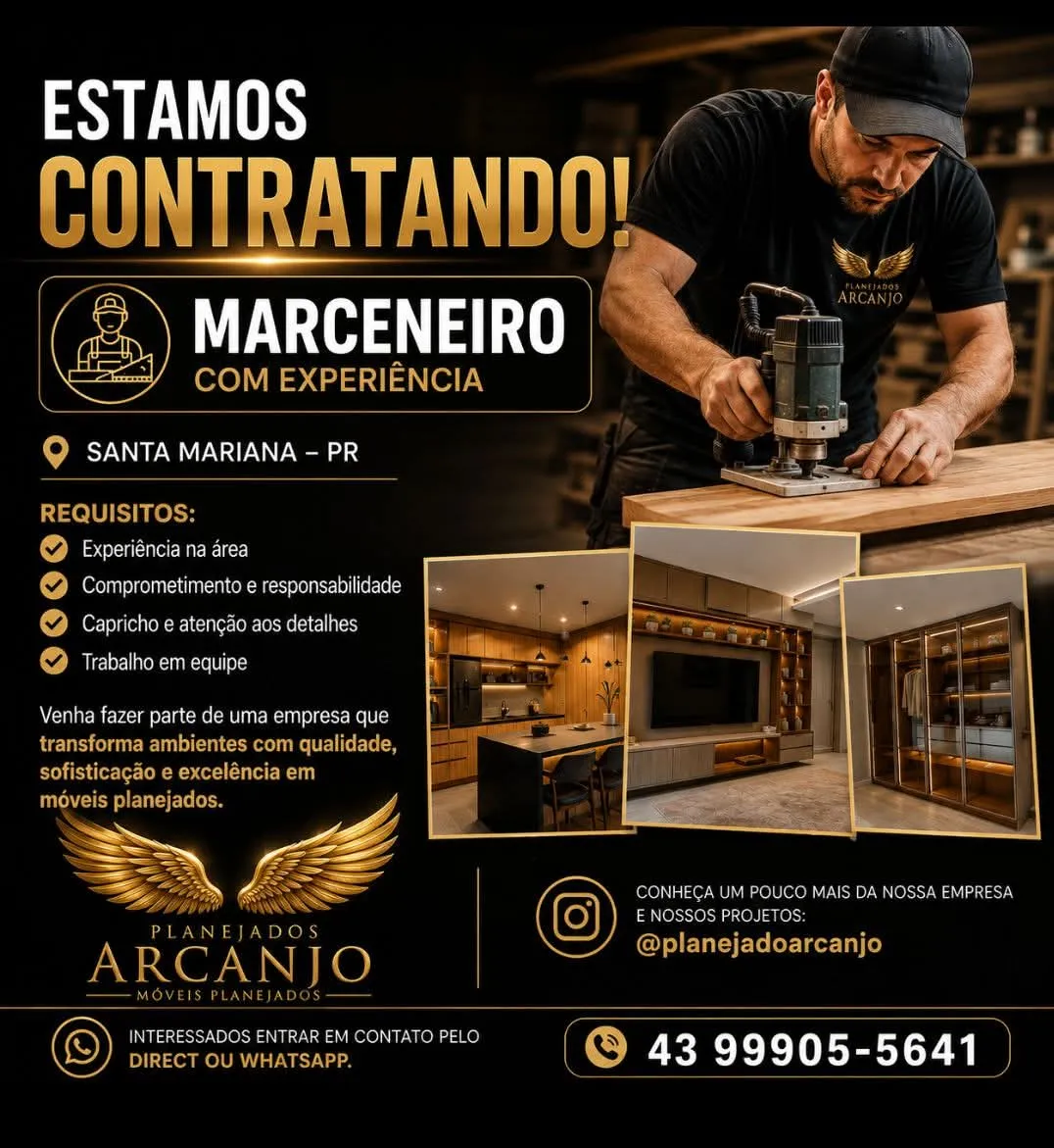 Marceneiro Com Experiencia
