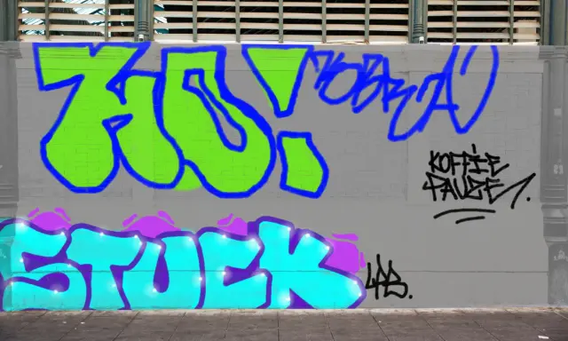 Graffiti artwork by STUCK1