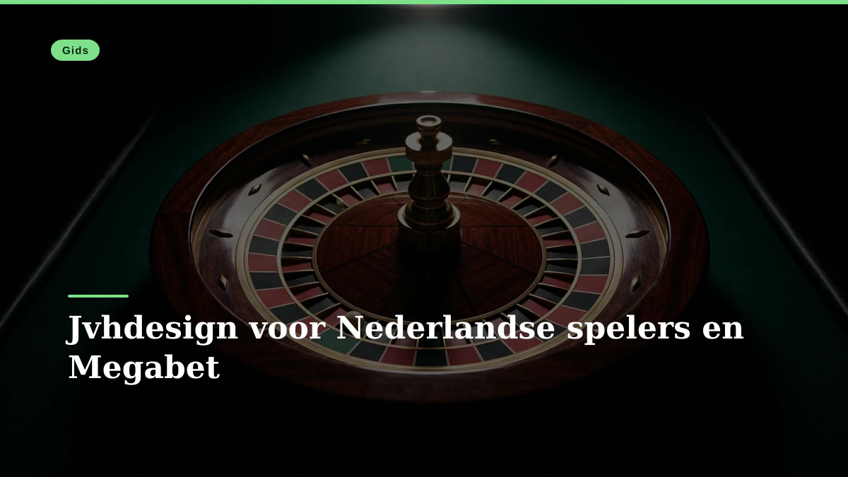 Jvhdesign voor Nederlandse spelers en Megabet