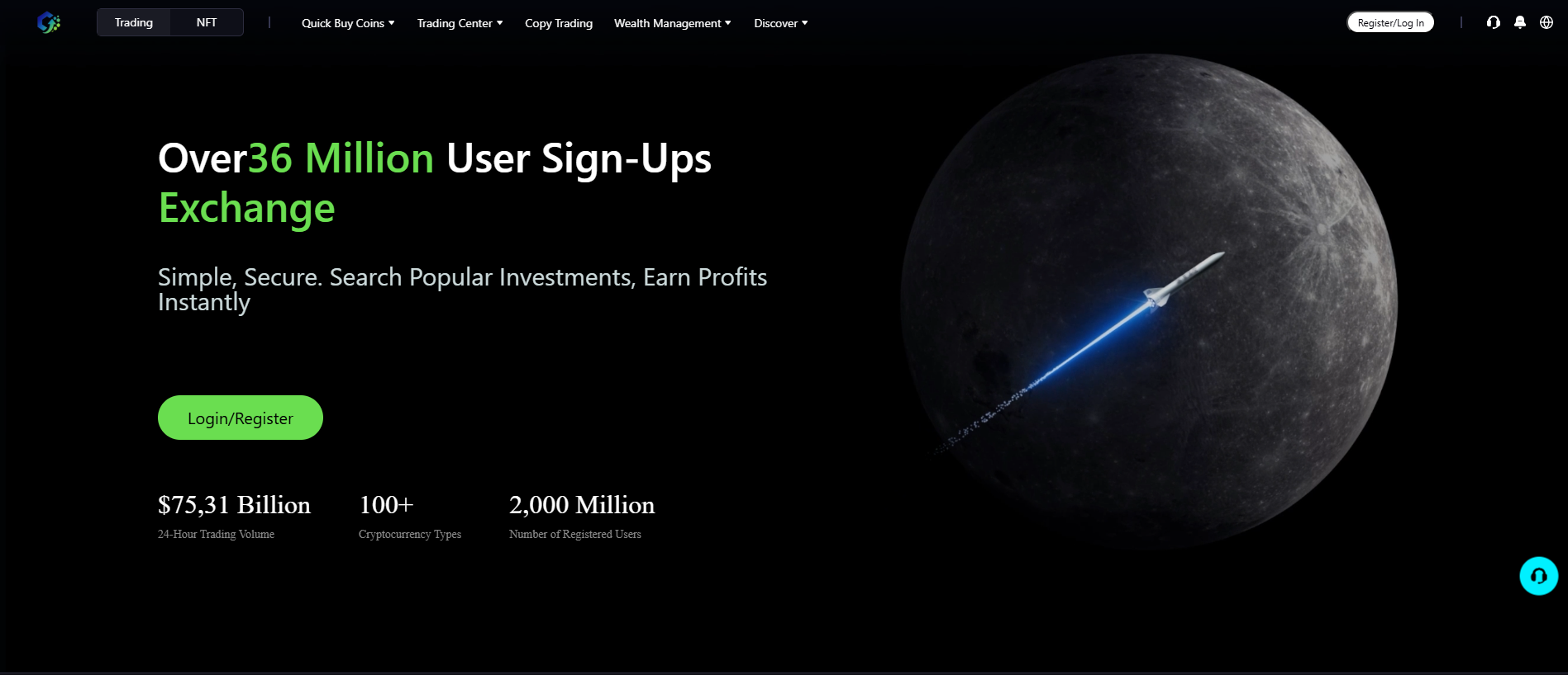 Screenshot of coinhexo.com