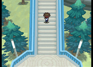 Biking across the Skyarrow Bridge in Pokemon Black 2, and then an egg hatches, revealing a Turtwig