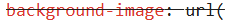 Strike-through effect on Inspector