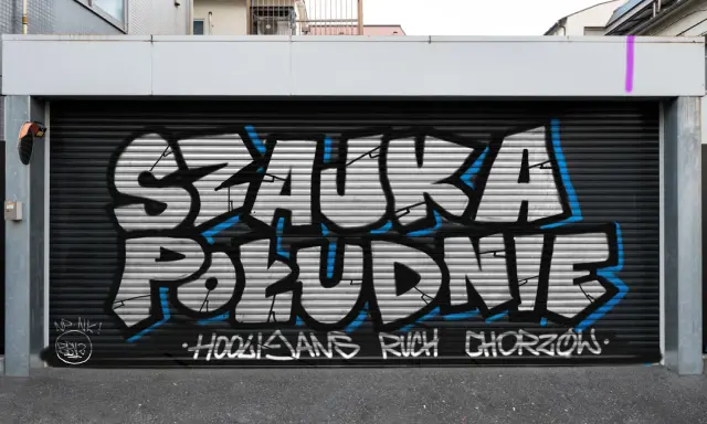 Graffiti artwork by vandald