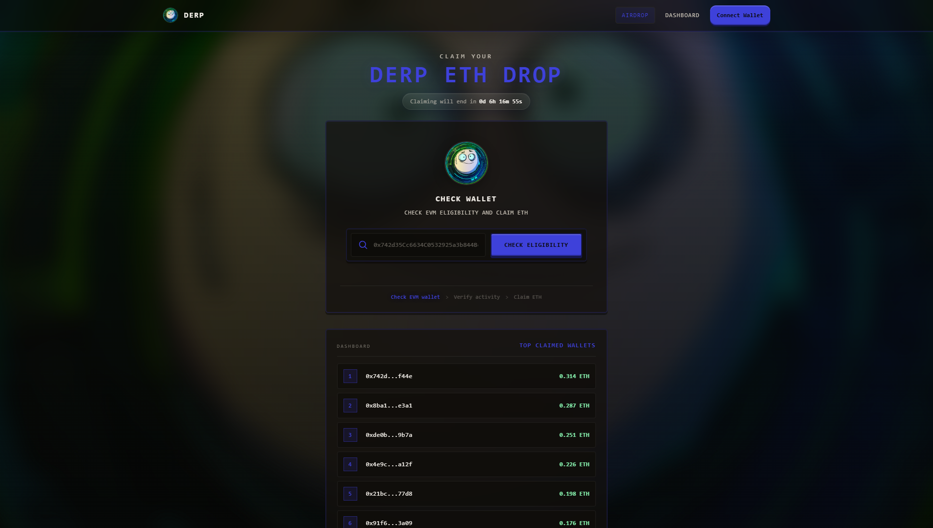 Stored capture of derp.5a-evmcheck.lol