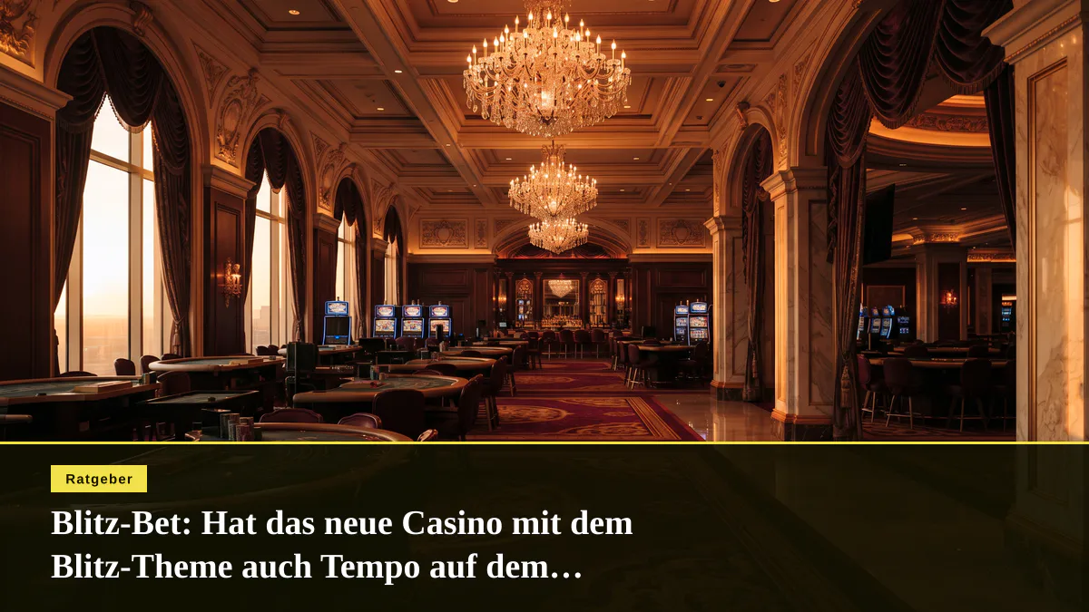 Blitz-Bet: Hat das neue Casino mit dem Blitz-Theme auch Tempo auf dem Smartphone?