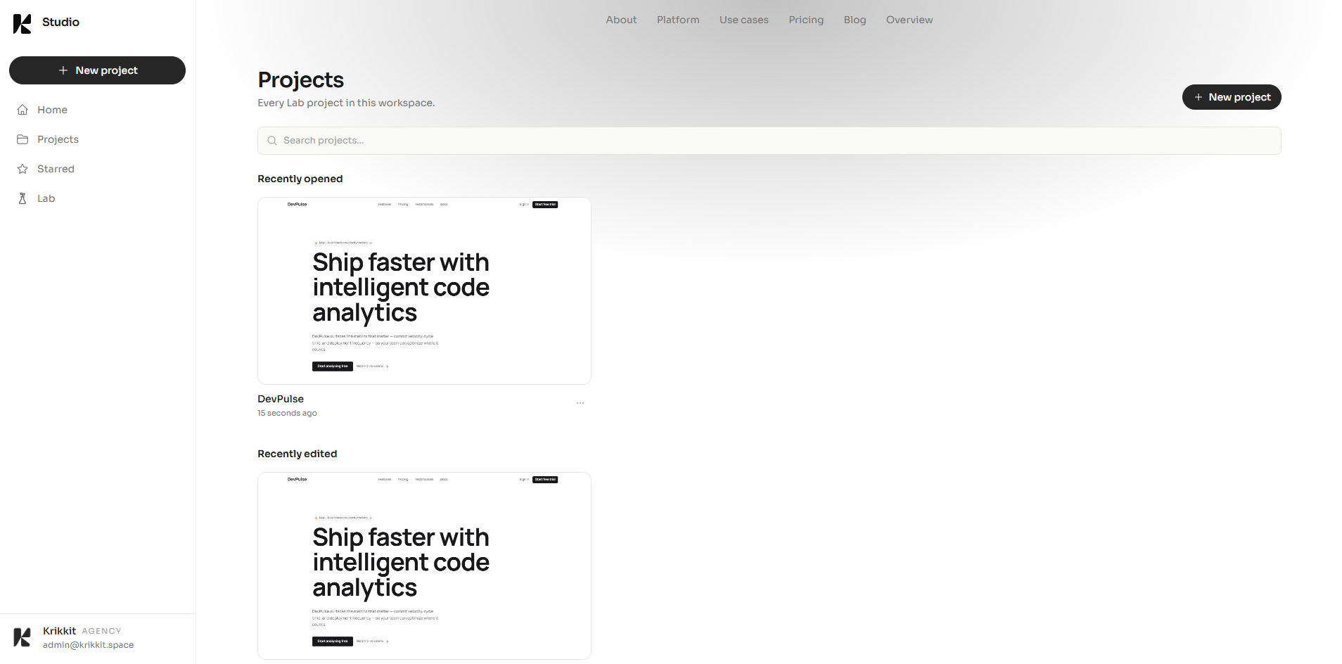 AI Website Builder SaaS Platform for Prompt-Based Site Generation screenshot 1