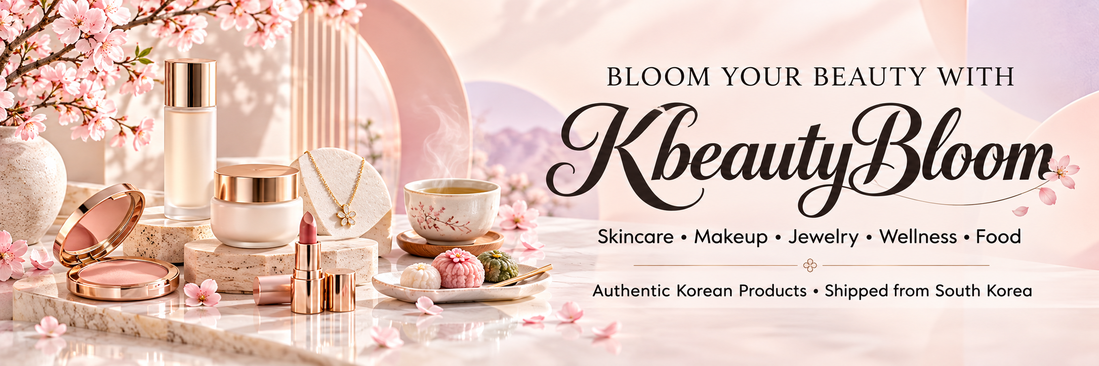 KBEAUTYBLOOM — Bloom Your Beauty. Skincare, Makeup, Jewelry, Wellness and Food. Authentic Korean Products — Shipped from South Korea.